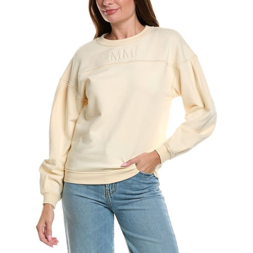 Max Mara Womens Mm By  Mogol Sweatshirt, Ivory